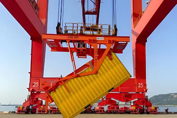 Schwingungsdämpfer für Hafenkräne